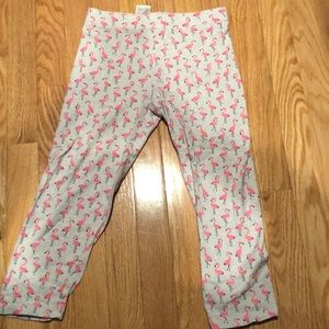 Girl’s flamingo print leggings